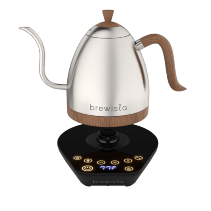 BREWISTA ARTISAN ELECTRIC GOOSENECK KETTLE (STAINLESS STEEL) EARTH